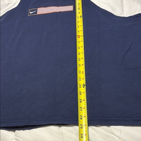 Nike Vintage Navy Blue Tank Top with Flag Logo - Picture 5 of 13